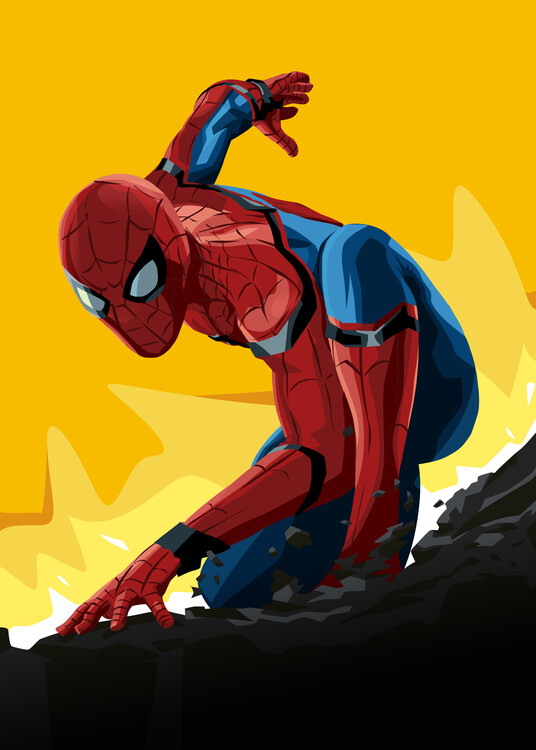 Ilustracja Spider Bited Guy