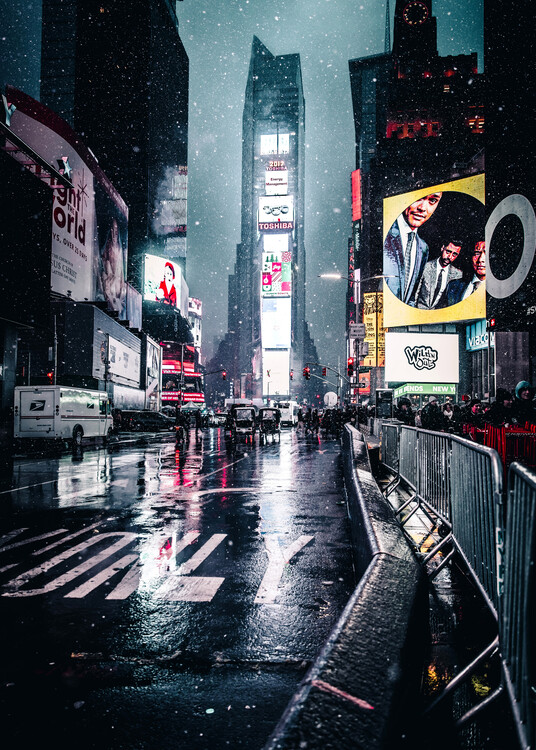 Umělecká fotografie NYC Times Square