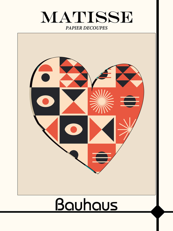 Illustration Love Heart Poster