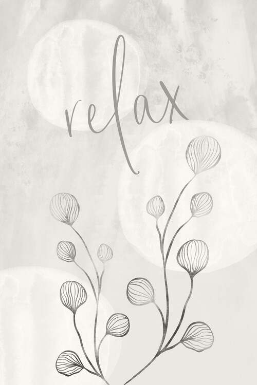 Illustration Relax - Japandi Style