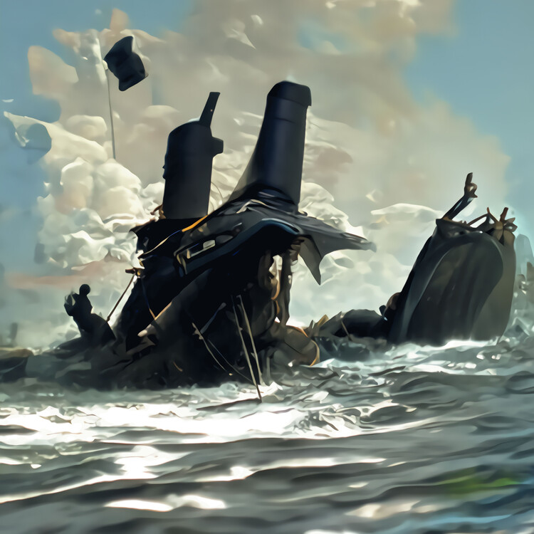 Ilustrace ship wreck