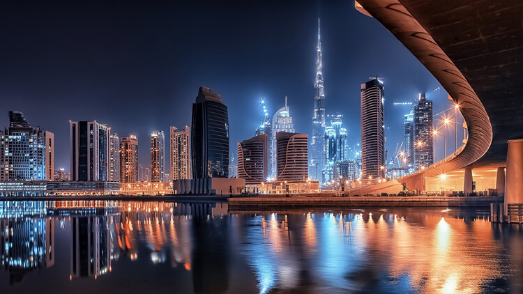 Umjetnička fotografija Dubai City