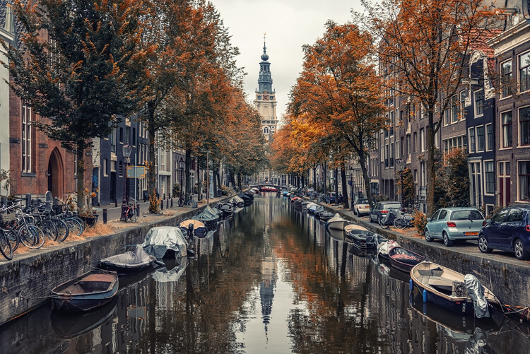 Konstfotografering Autumn In Amsterdam