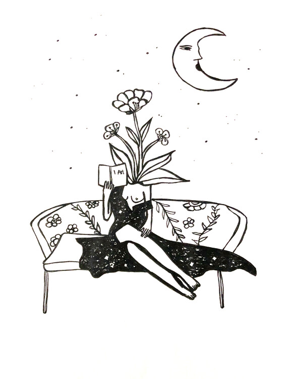 Ilustracija Mind of flowers