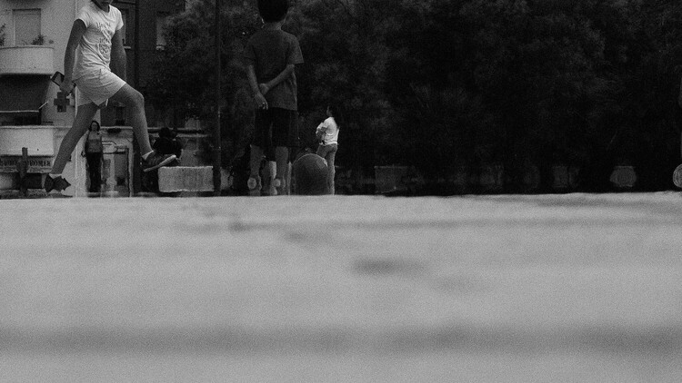 Art Photography Playing on the street