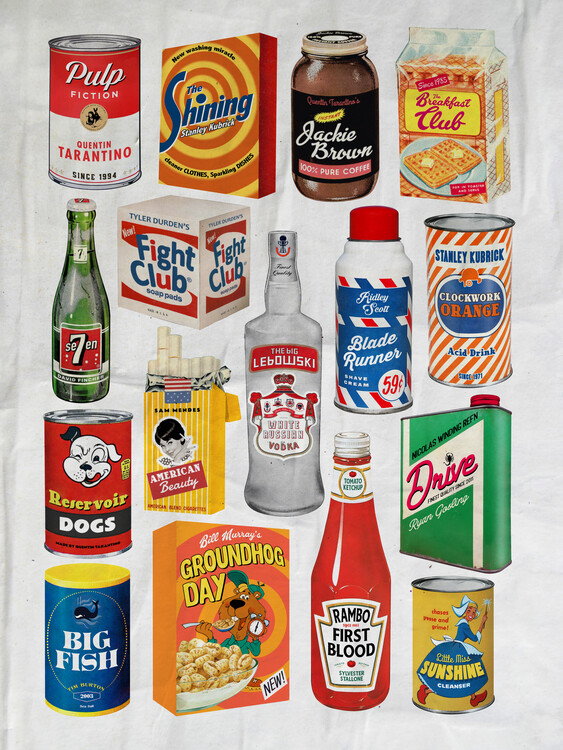 Ilustrace Pop shots, Ads Libitum / David Redon, 30x40 cm