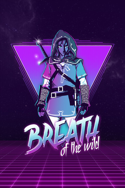 Művészi plakát Breath of the Wild
