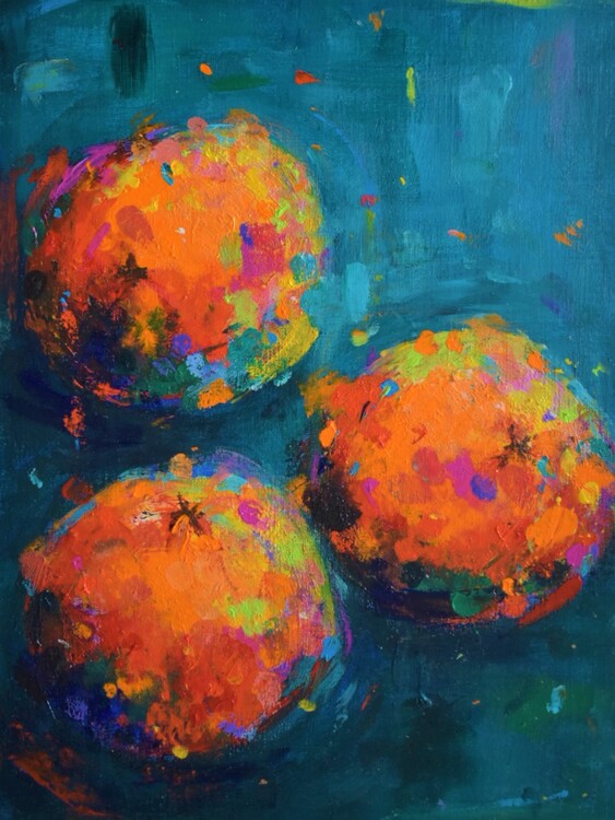 Illustration Three Oranges