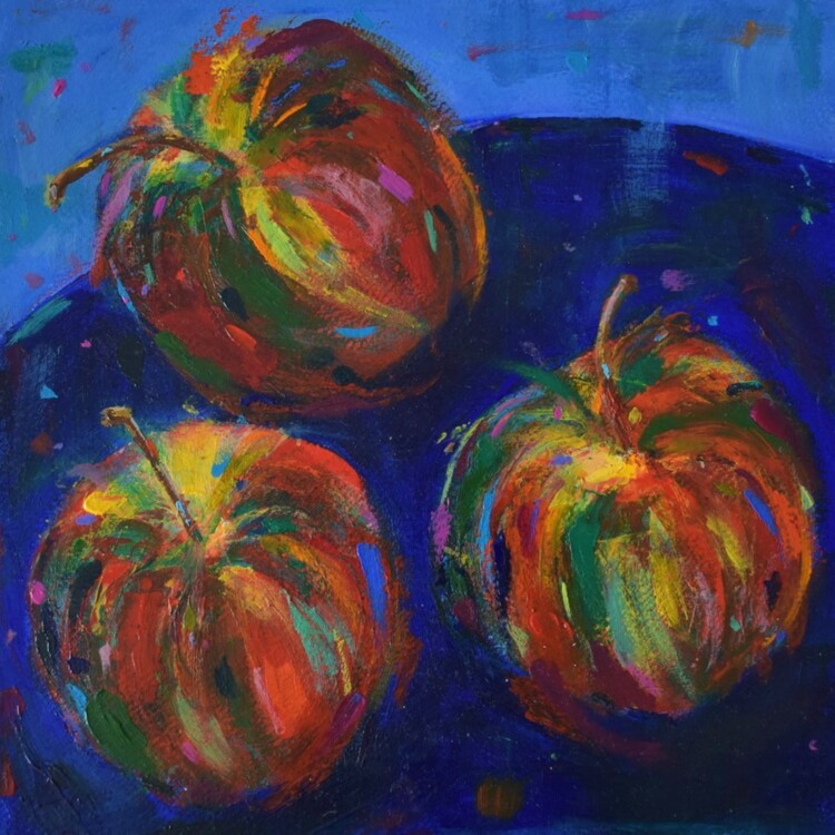 Illustration Three Apples