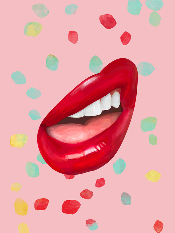 Illustration Red Lips II