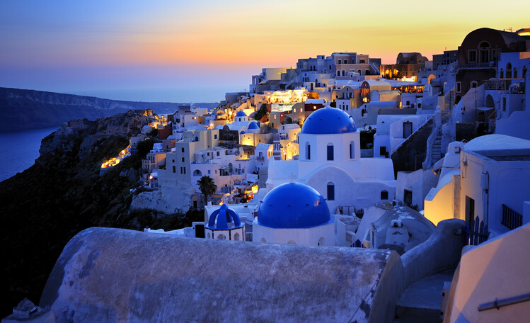Valokuvataide Santorini Island, Greece