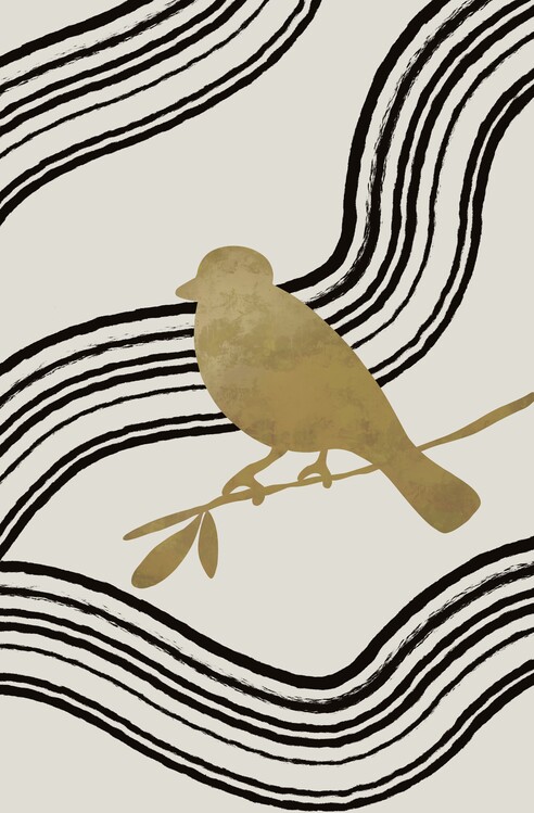 Ilustrace Gold bird