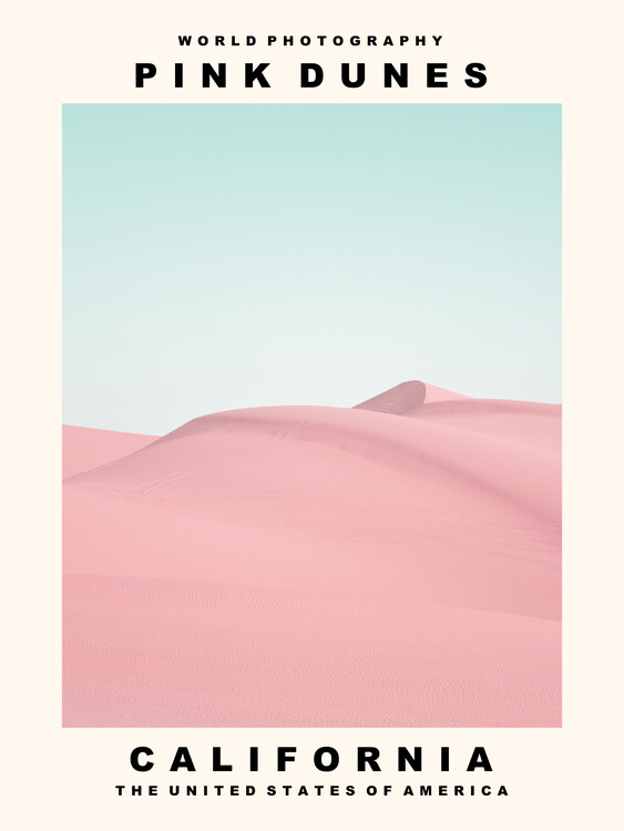 Umělecká fotografie Pink Dunes (California, USA)