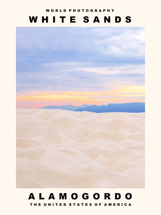 Umělecká fotografie White Sands (Alamogordo, USA)
