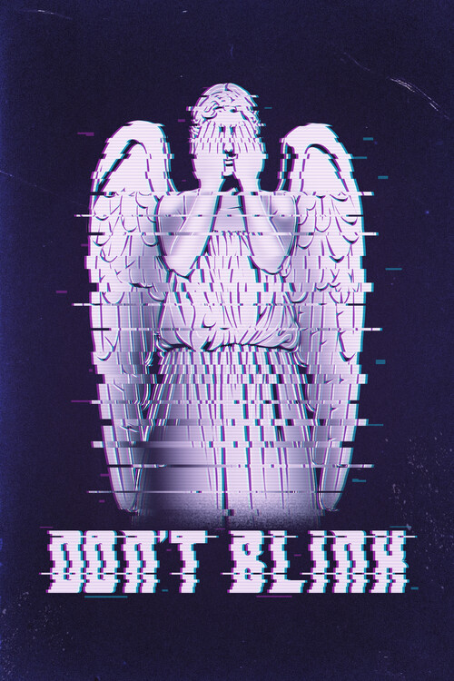 Poster de artă Glitch angel