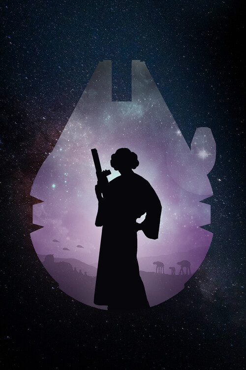 Star Wars - Princess Leia Stars Poster, Plakat | Kaufen bei Europosters