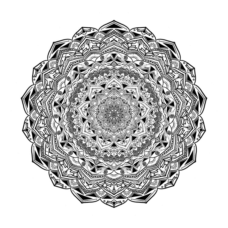 Illustration Rebirth Mandala