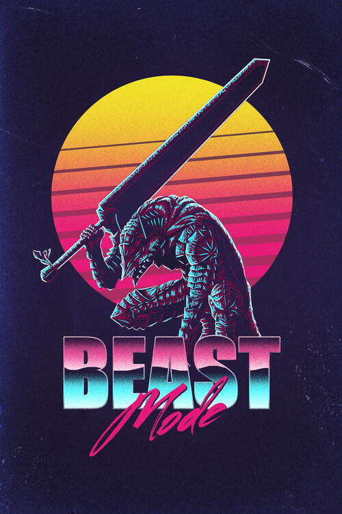 Art Poster Beast mode on