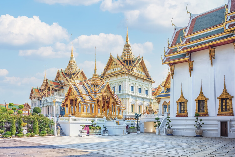 Umetniška fotografija Grand Palace in Bangkok