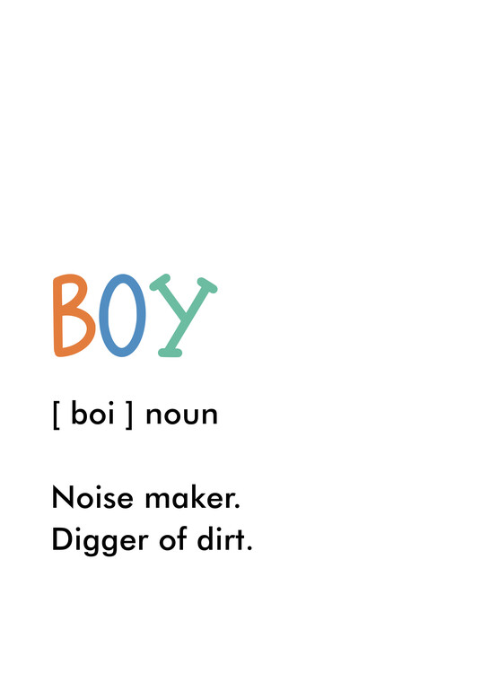 Illustration Boy Noise Maker Digger of Dirt