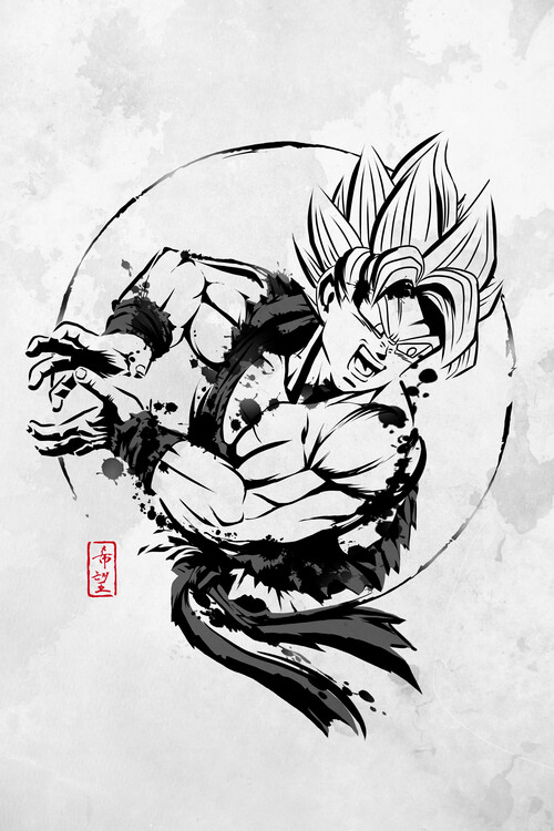 Art Poster SSJ Warrior