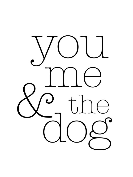 илюстрация You, me and the dog