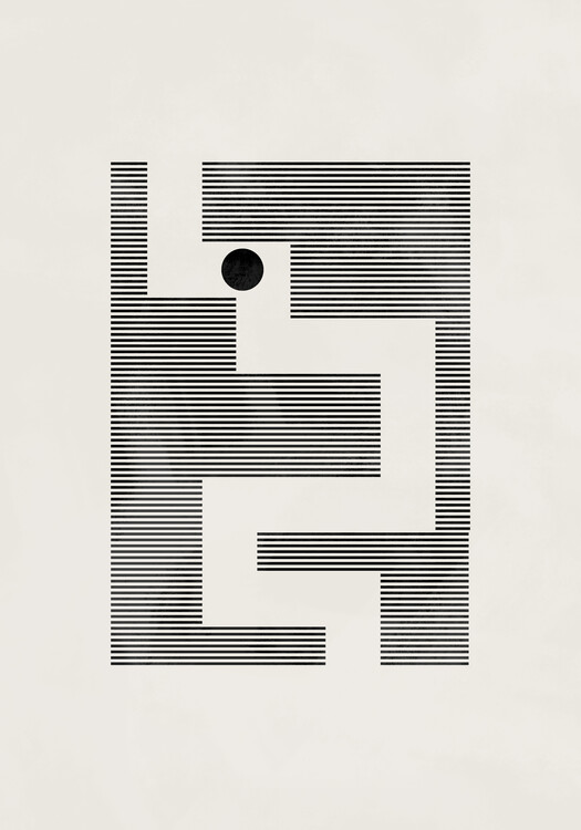 Ilustrácia Minimalist maze