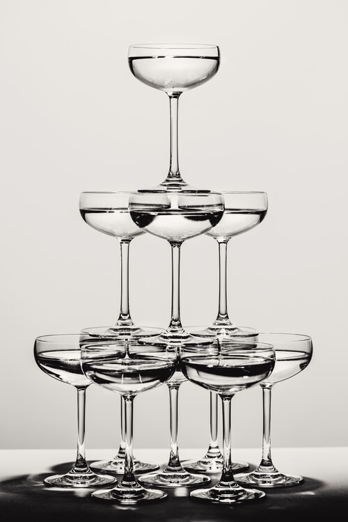 Canvas-taulu Champagne tower_6