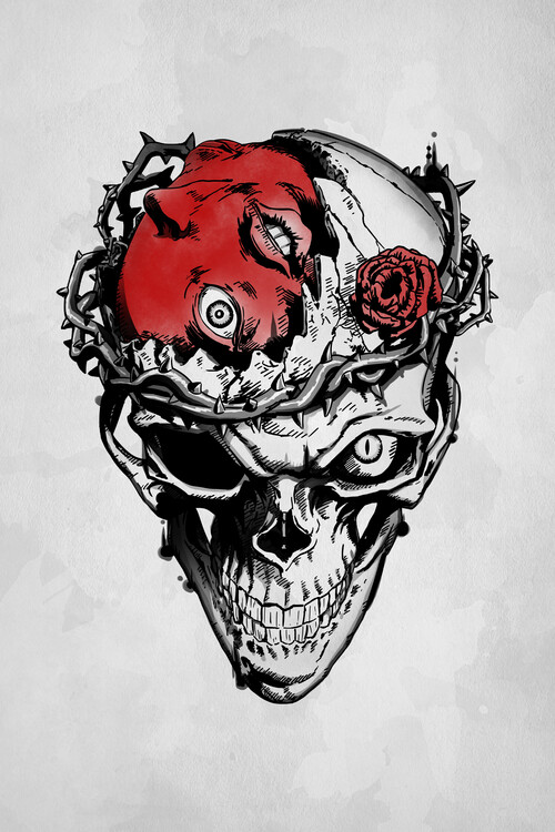 Art Poster Behelit Skull