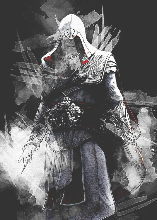 Umjetnički plakat Assassin Hero Gaming