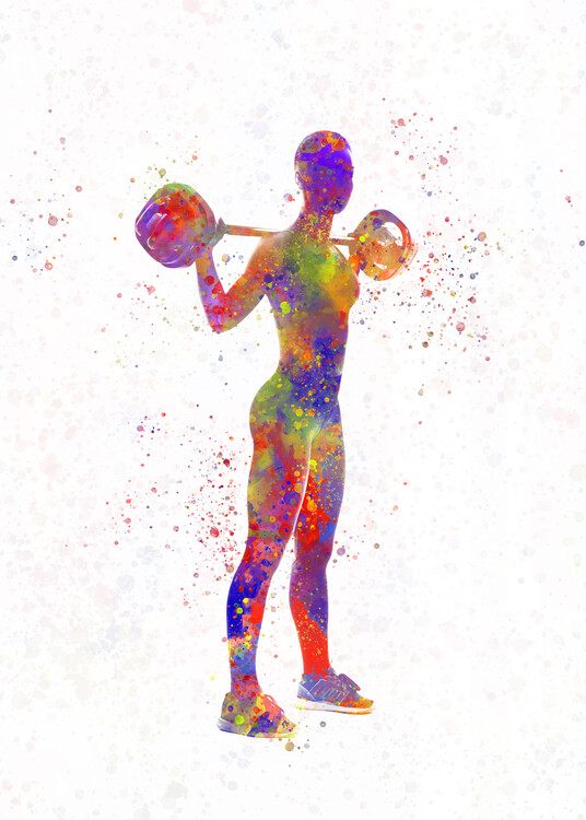 watercolor sports illustrations Posters & Wall Art Prints