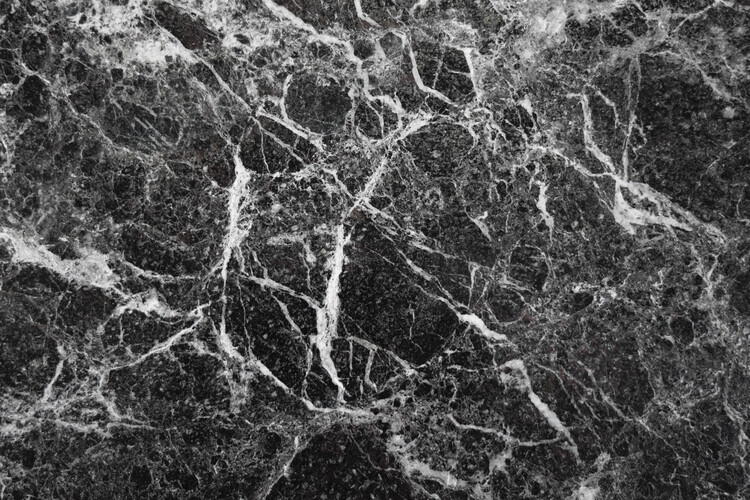 Fotomurale Black Marble Texture