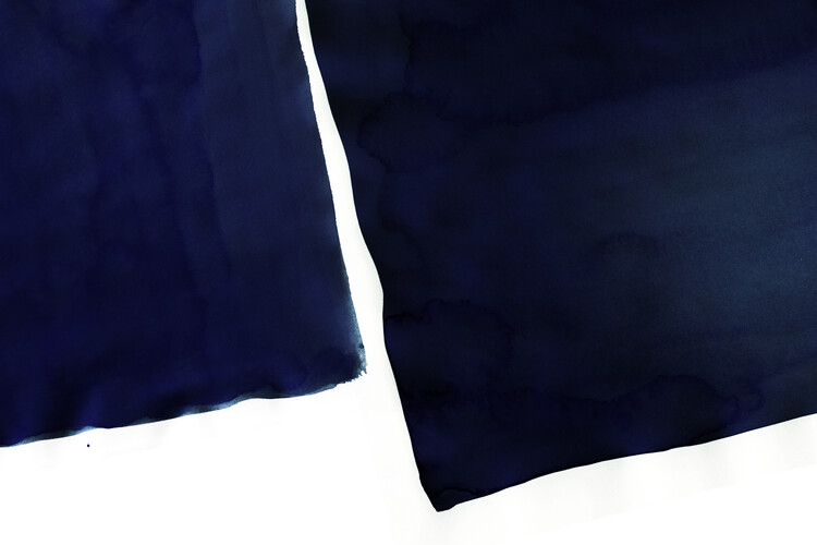 Illustration Minimal Navy Blue Abstract 01