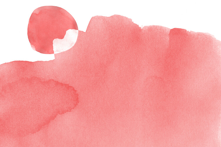 Illustration Minimal Pink Abstract 05 Mountain