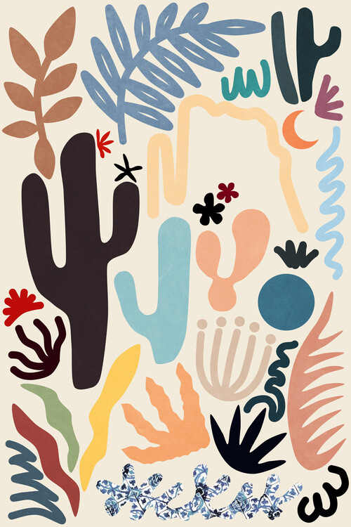 Ilustrácia Desert Flora