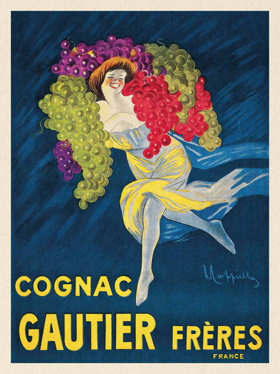Reprodução do quadro Cognac Gautier Frères (Vintage Alcohol Ad) - Leonetto Cappiello