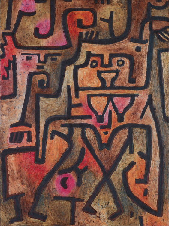 Fine Art Print Forest Witches - Paul Klee