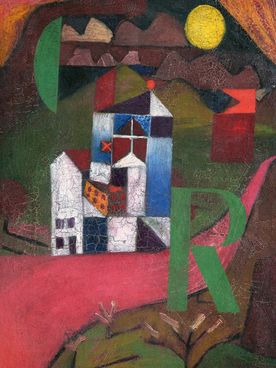 Obrazová reprodukce Villa R - Paul Klee, 30 × 40 cm