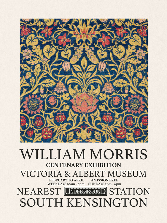 Konsttryck Violet & Columbine (Special Edition) - William Morris