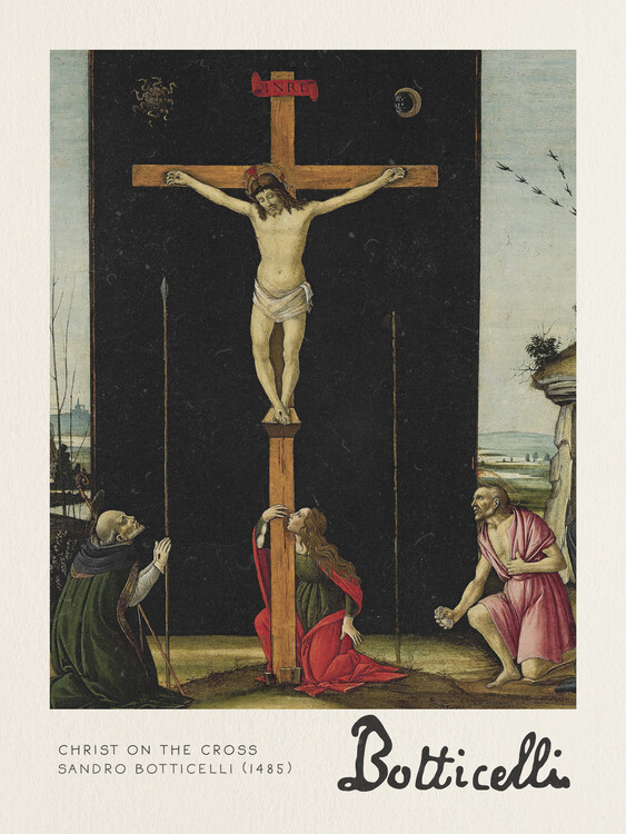Reprodução do quadro Christ on the Cross - Sandro Botticelli