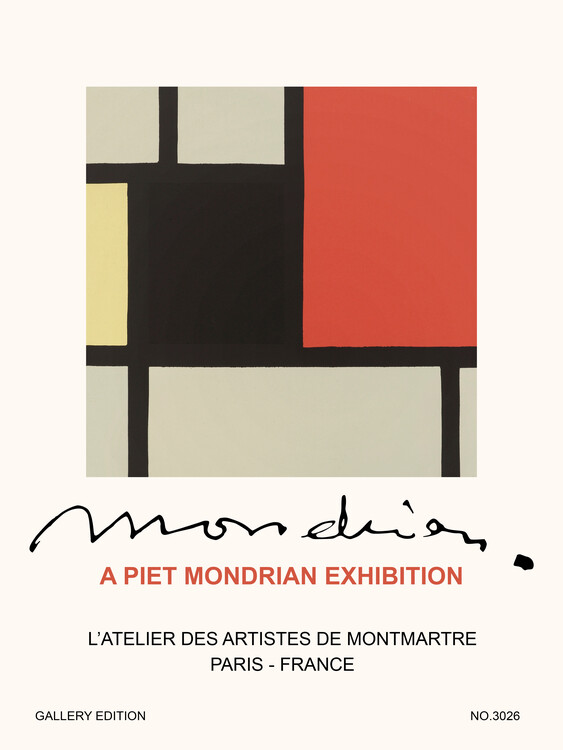 The Art of Colour Exhibition V1 (Bauhaus) - Piet Mondrian