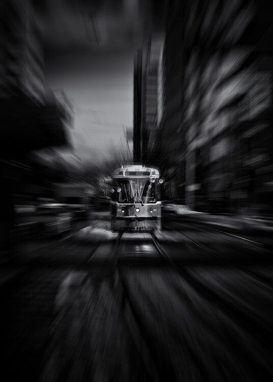 Art Photography The 512 St. Clair Streetcar Flow Version No 1