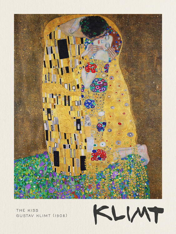 Reprodukcija umjetnosti The Kiss - Gustav Klimt