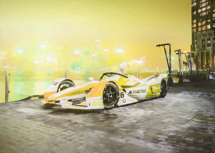 Art Poster Watercolor sports car
