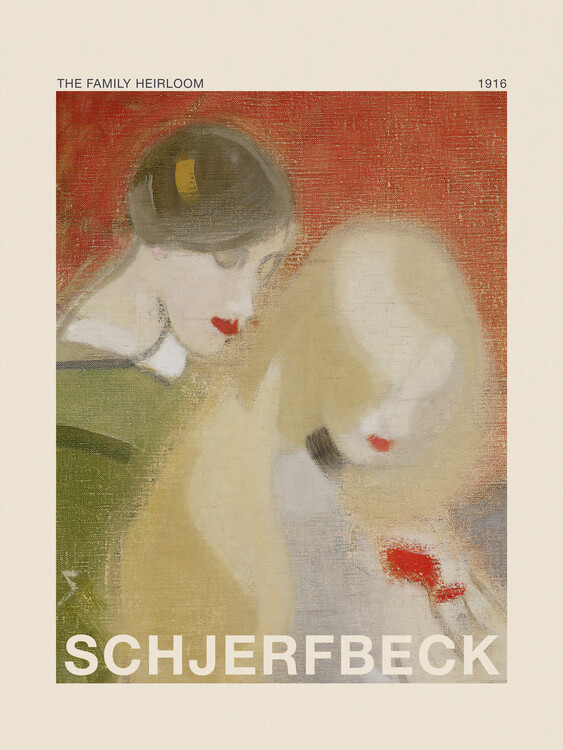 Konsttryck The Family Heirloom (Special Edition Female Portrait) - Helene Schjerfbeck