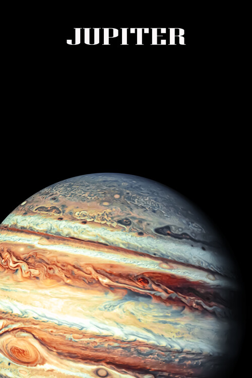 Umělecká fotografie Jupiter Planet