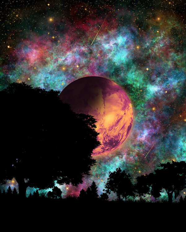 Illusztráció Dreamlike Starscapes - Soputlis Nebula