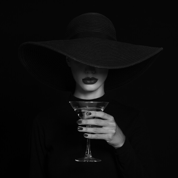 Fotografia artistica A Martini glass.