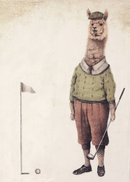 Illustration Alpaca Golf Club