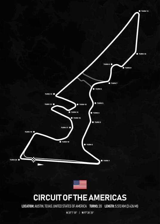 Canvas Print Circuit of The Americas